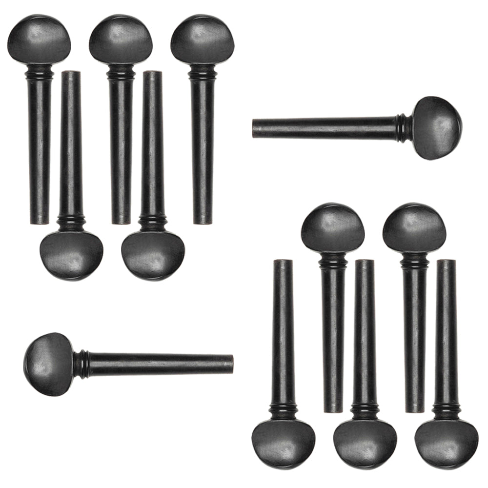 Ebony Wood Pegs (Set of 12)